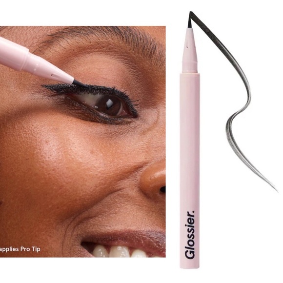 Glossier Other - Glossier Pro Tip Brush Point Liquid Eyeliner -Black Noir BNIB/Full-Size